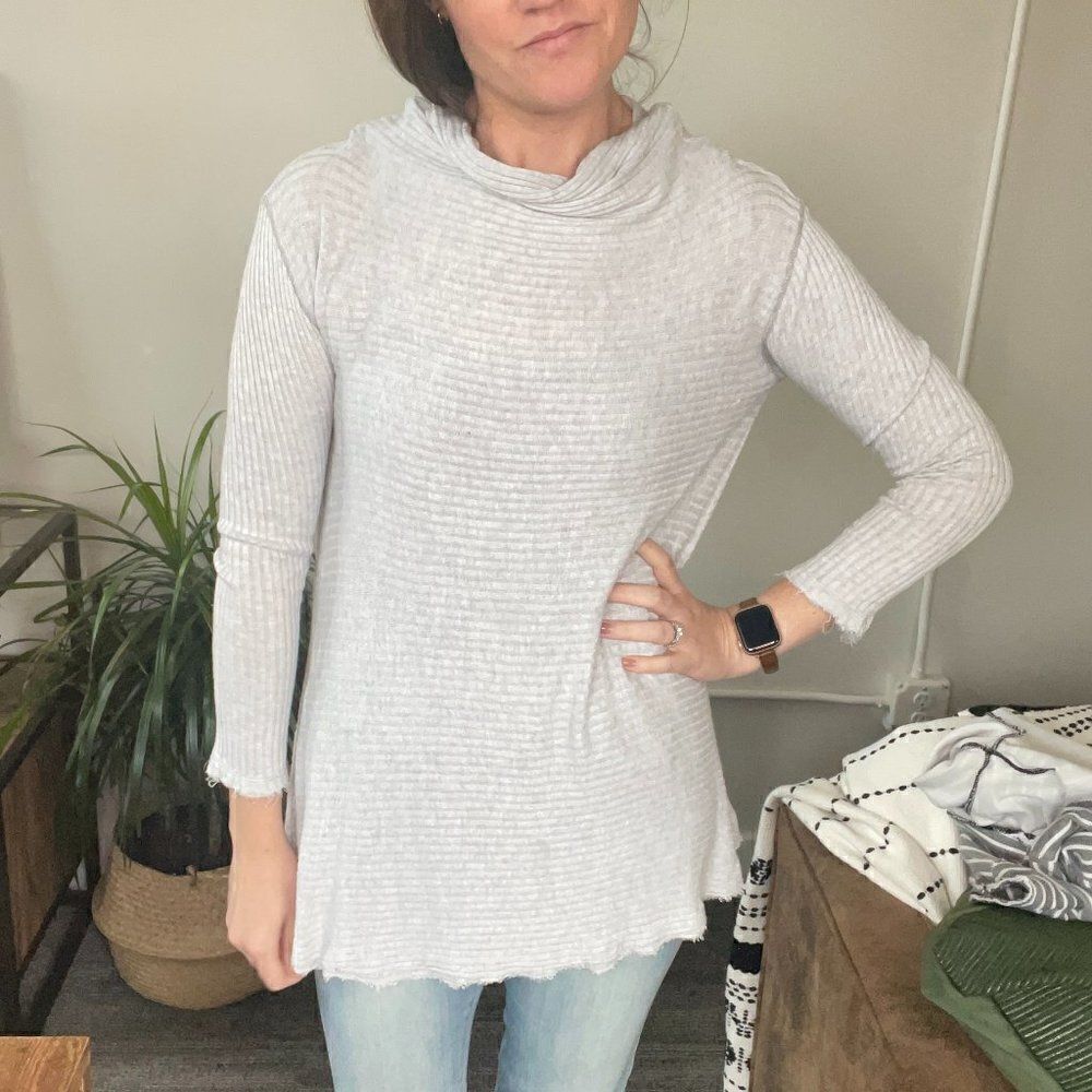 Free People Lover Rib Split Back Pullover- see description - Picture 14 of 16